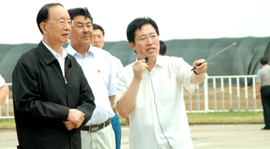 原中共中央書記處書記、中紀(jì)委副書記何勇視察我公司